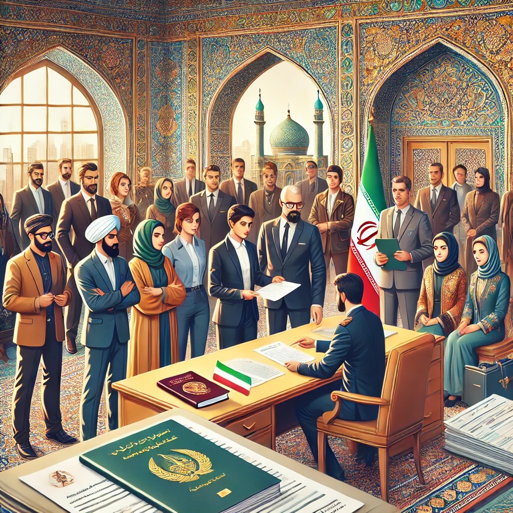 اخذ اقامت ایران برای اتباع خارجی